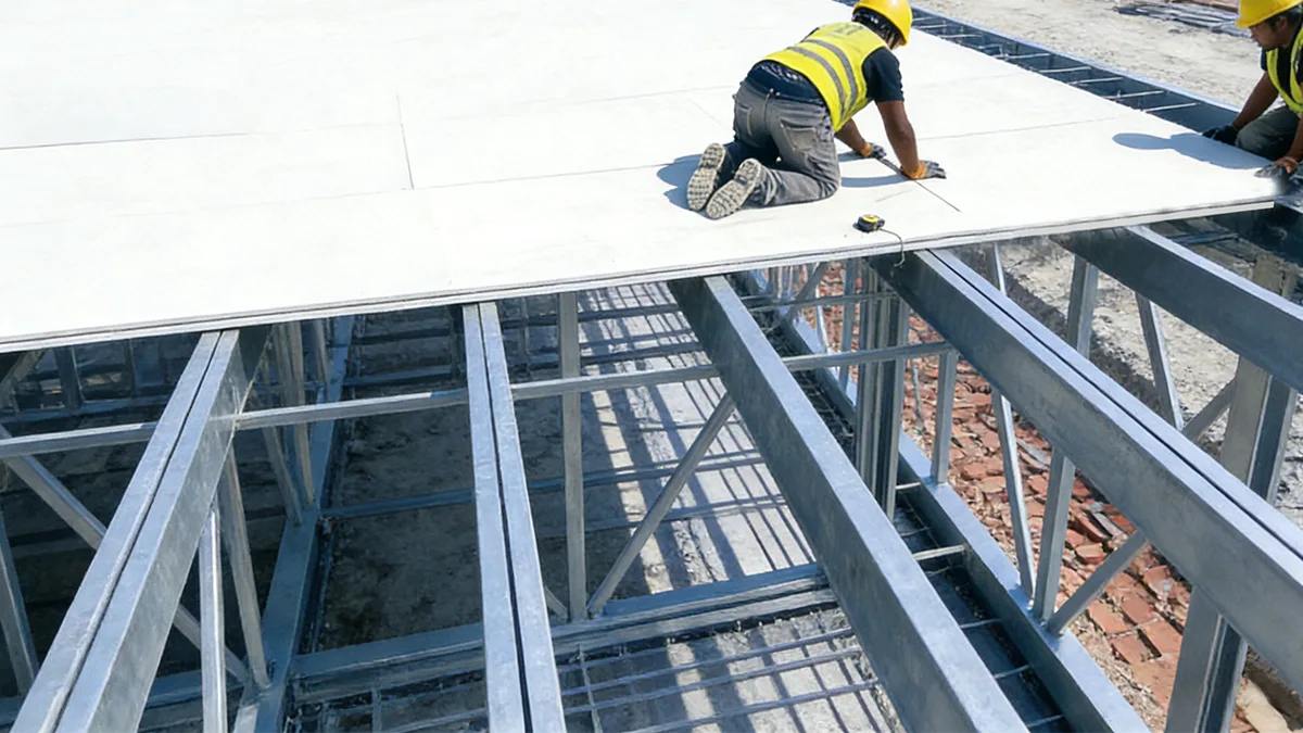 Tableros de óxido de magnesio para subsuelo