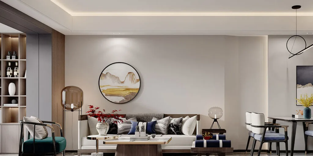 سقف من ألواح الجبس