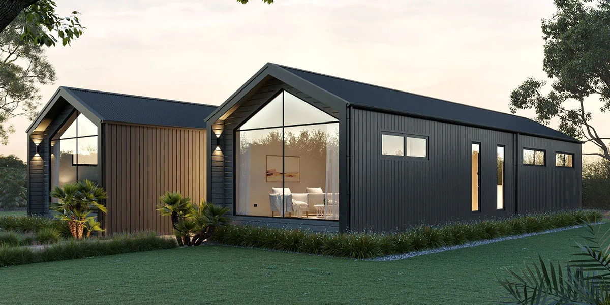 modulares Haus aus MGO-Platten