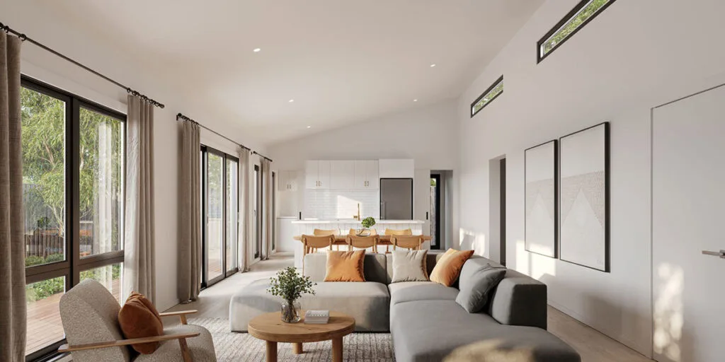 plafond en panneaux MGO pour maison modulaire