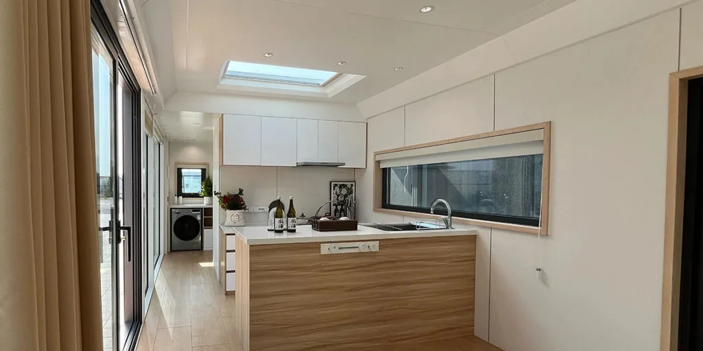 Placas de magnesio para casas cápsula