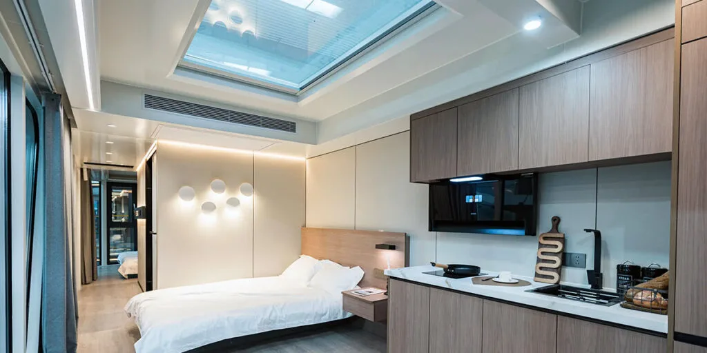 Techos de mgo de casas cápsula