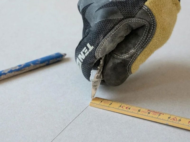 mgo board ceiling cutting