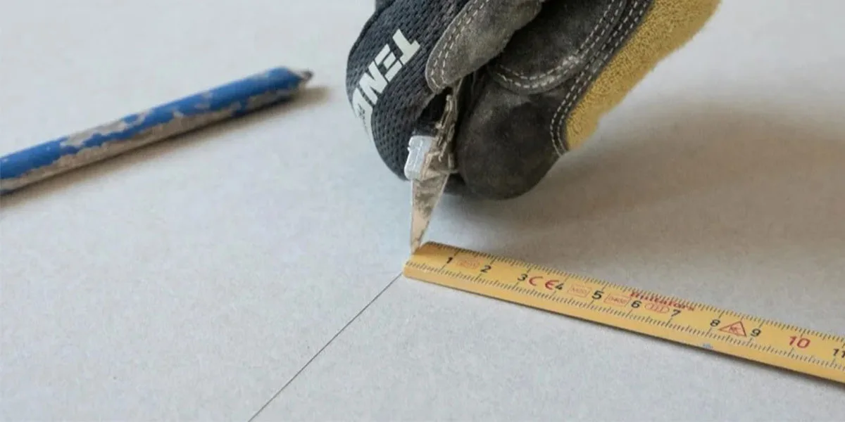 Corte de tableros de contrapiso de Mgo