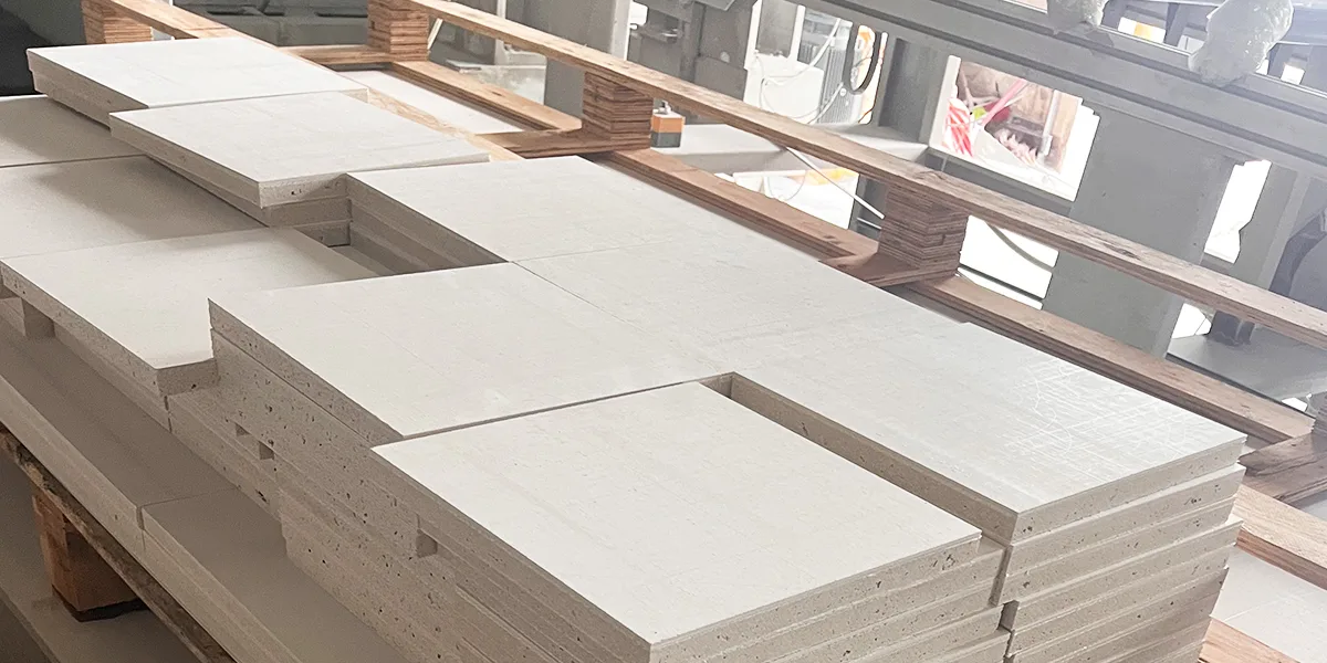 Tablero de MgO utilizado para