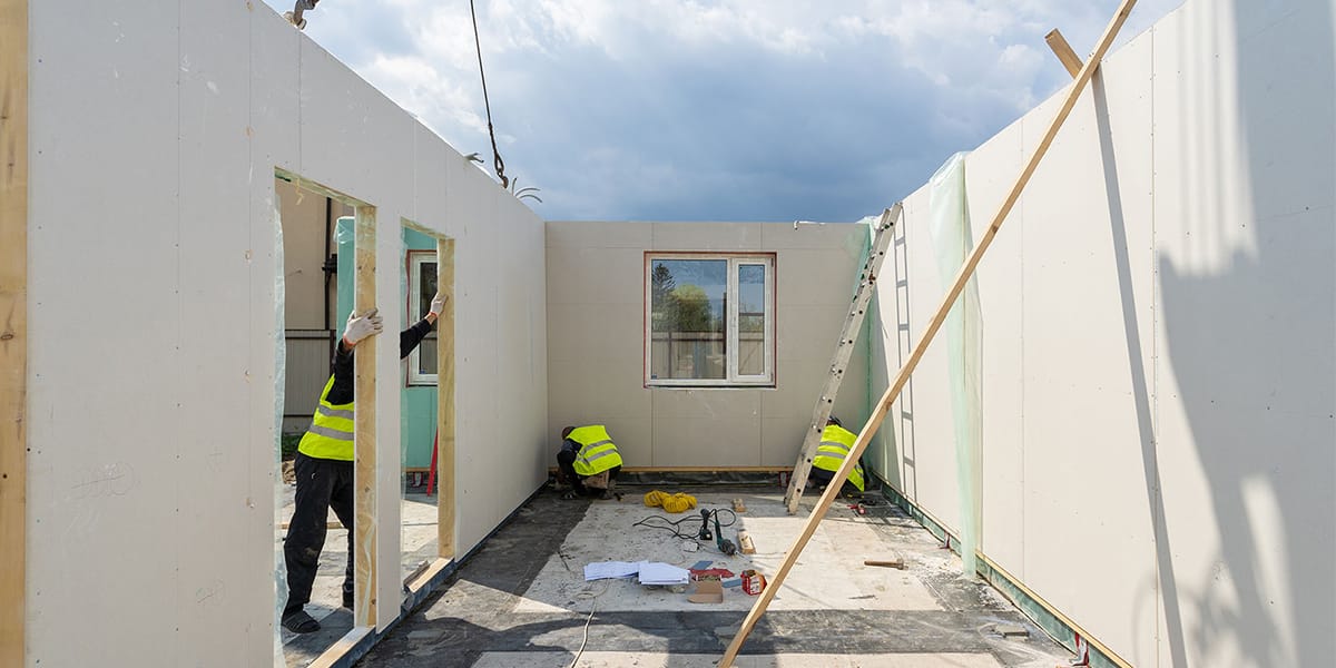 Magnesium Wall Board Construction Process