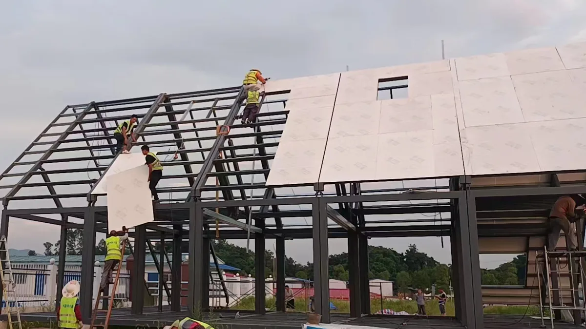 Instalación de placa de óxido de magnesio