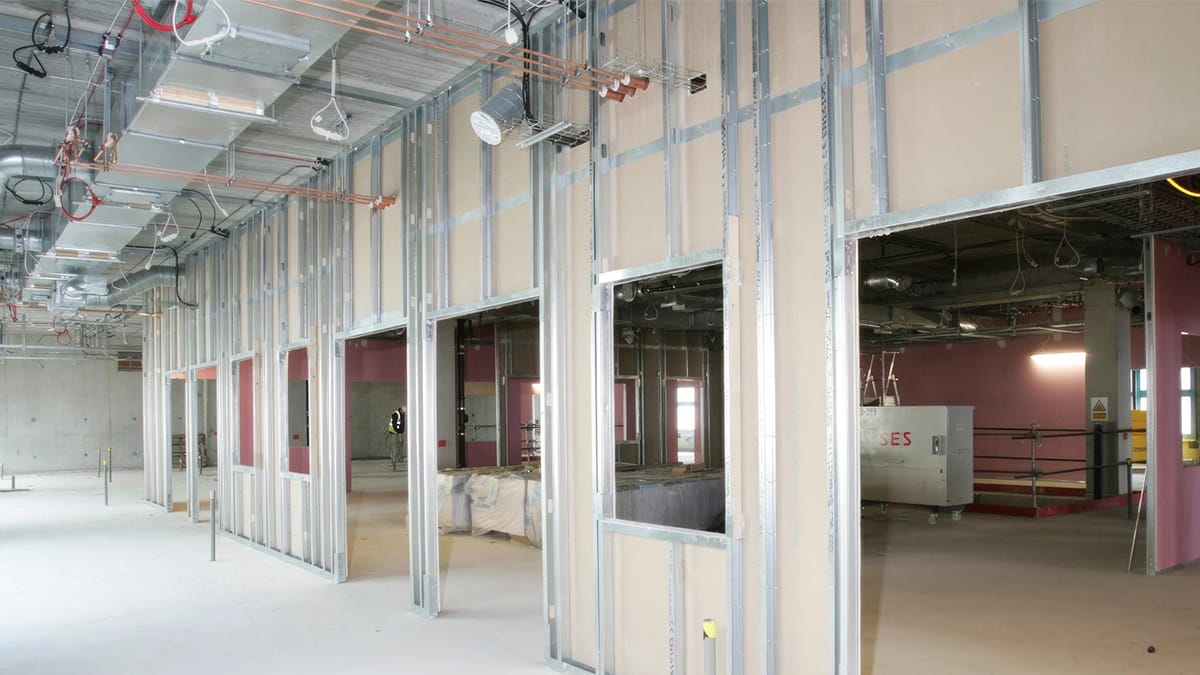 MgO Board Use For Fire Resistant Interior Wall Panels