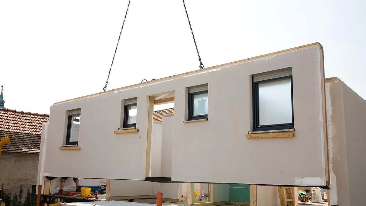 Uso de tableros de MgO para paneles de pared prefabricados