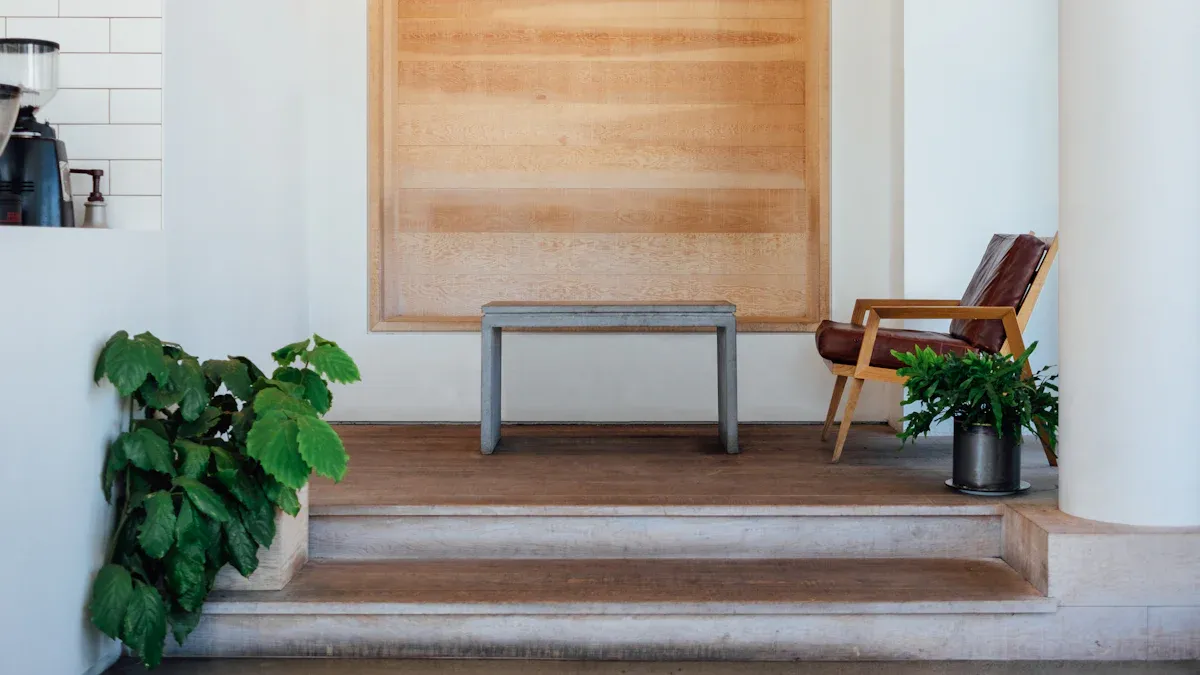 Natural Wood Wall Paneling