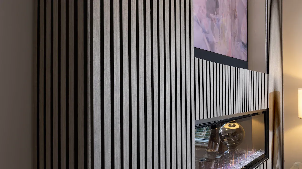 Acoustic Wood Slat Panels