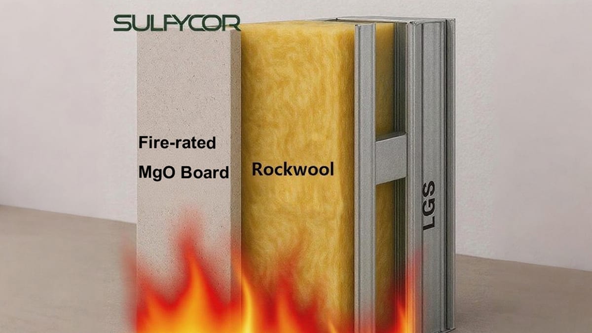 MgO Board On Fire Protection