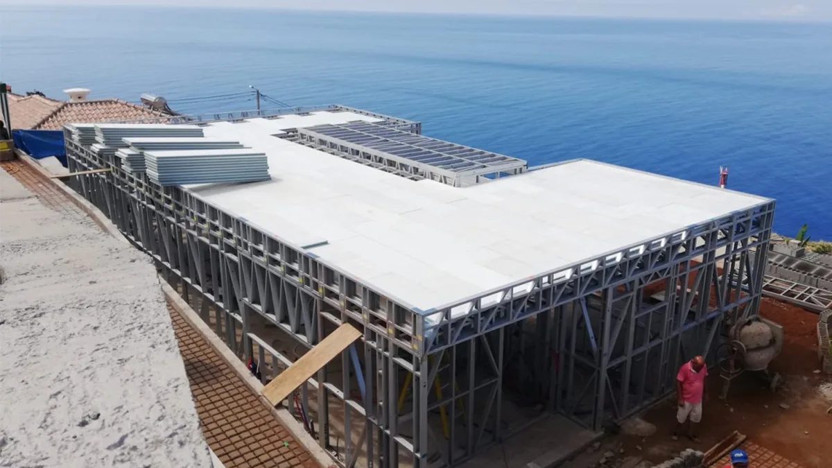 MgO-Unterbodeninstallation