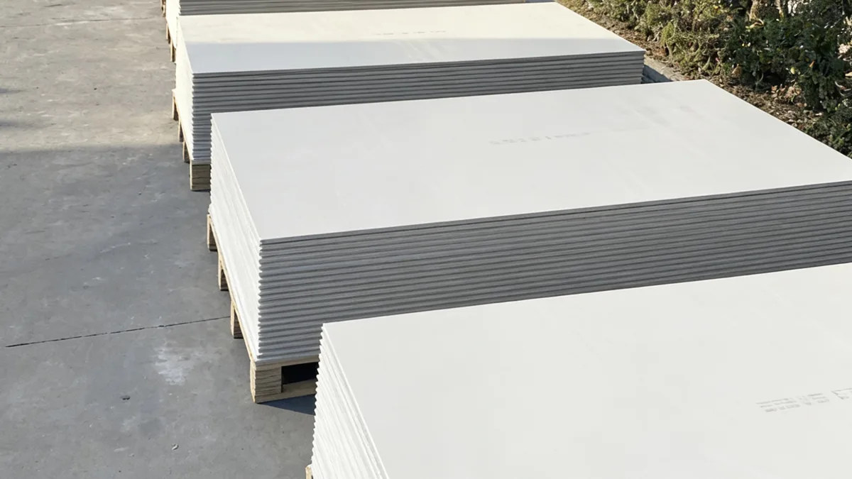 Placas de yeso para suelos de sustrato