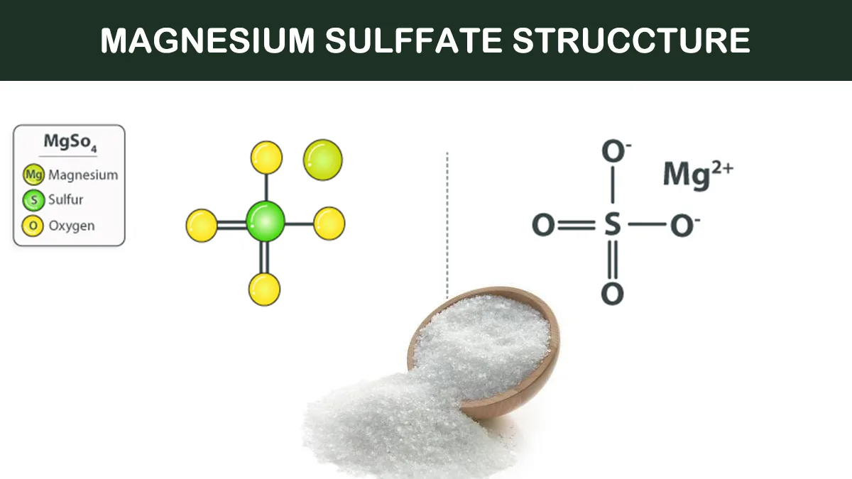 Estructura del tablero de sulfato de magnesio