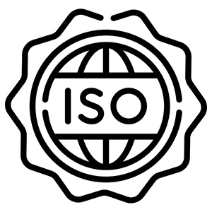 Certified with international ISO standards