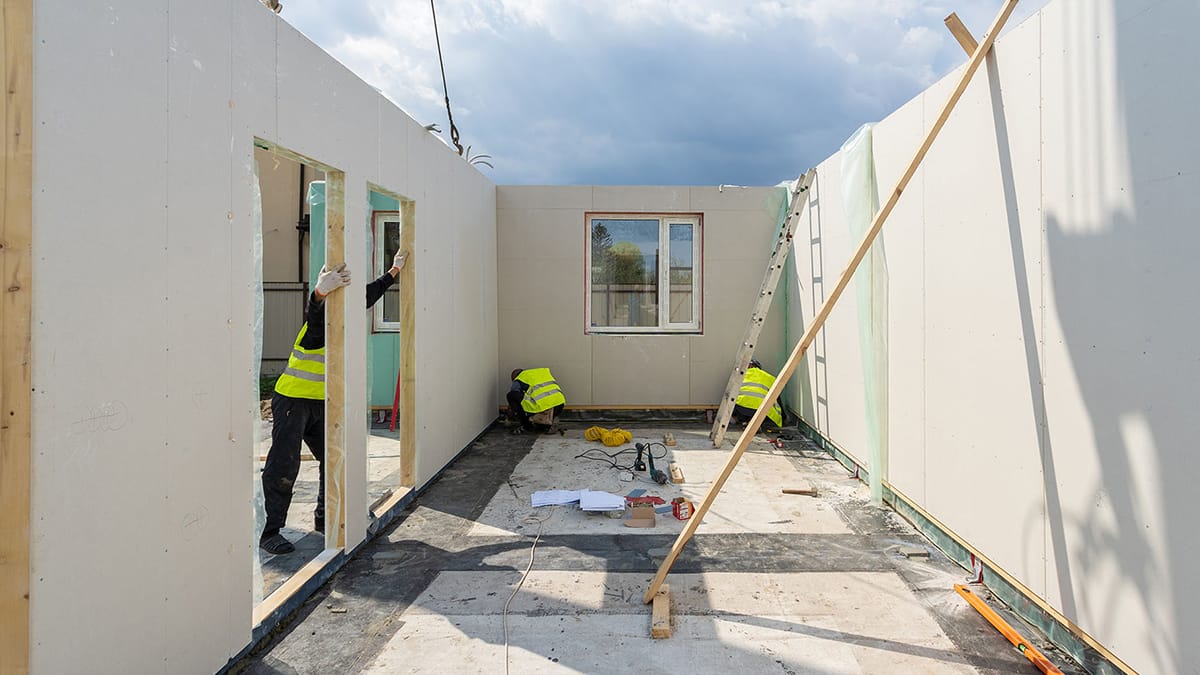 MgO Panels for Wall Construction