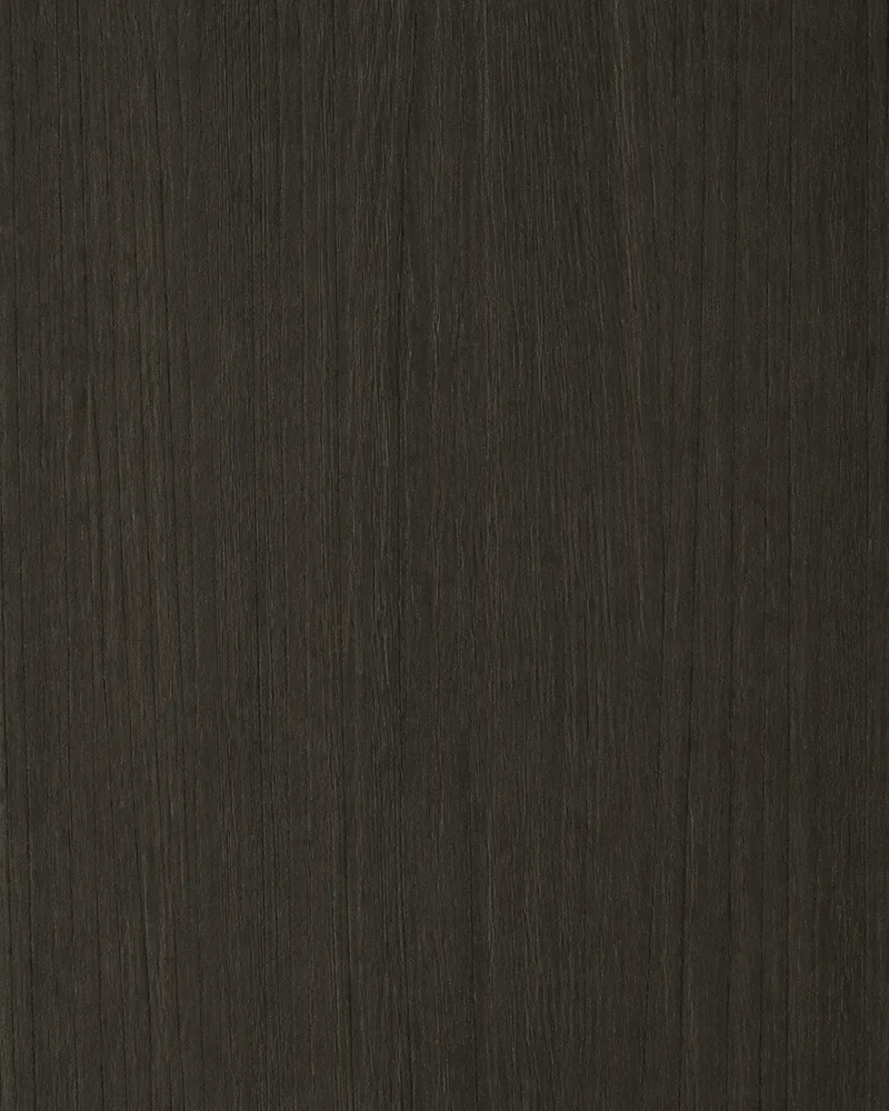 Référence de finition décorative à grain de bois anthracite pour panneau mural en MgO